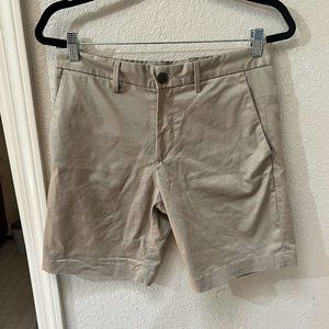 Banana Republic Aiden Slim Shorts Size 30 Khaki Tan